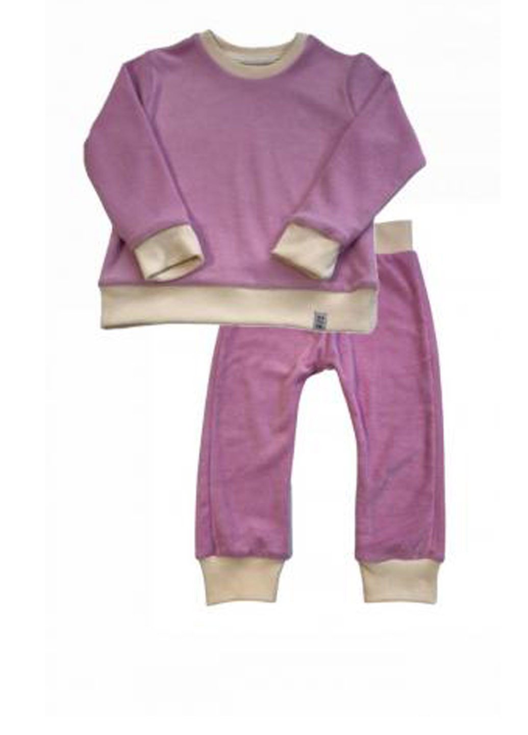 Розовый демисезонный костюм (свитшот, брюки) брючный ArDoMi