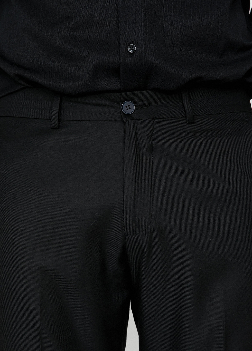 Черные кэжуал демисезонные классические брюки KOTON