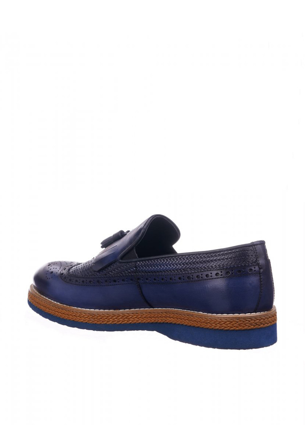 Синие кэжуал туфли Trend Collection без шнурков