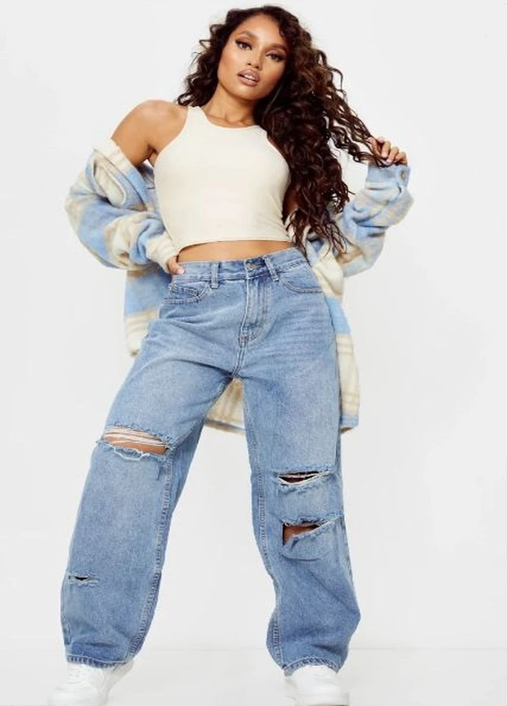 Джинсы PrettyLittleThing - (250440253)