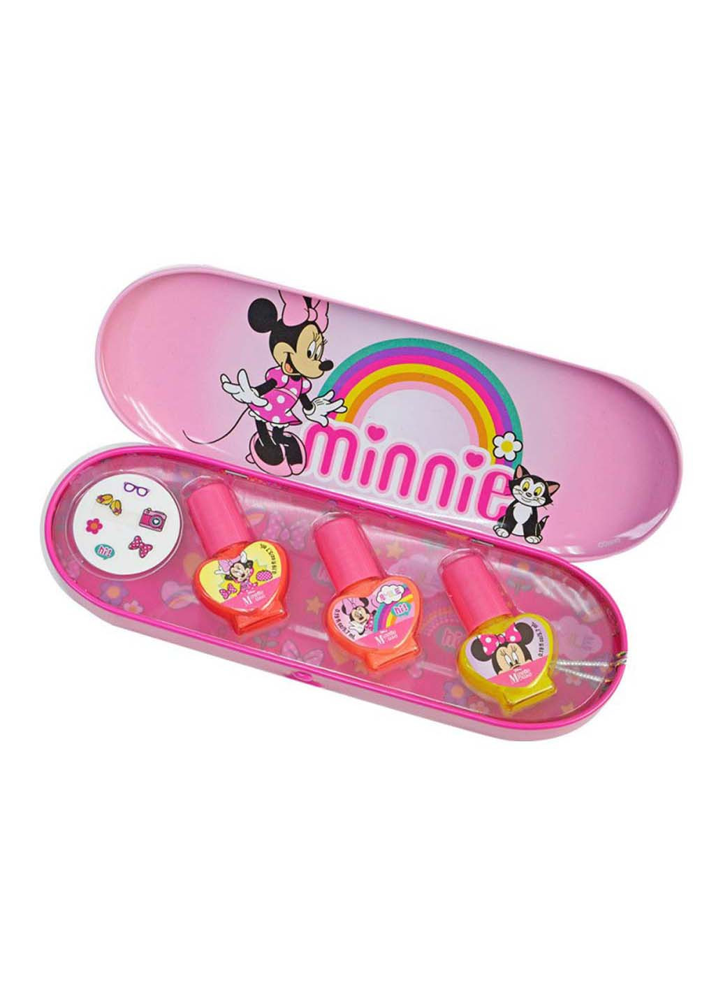 Набор лаков для ногтей Minnie в металлическом футляре Markwins (253274014)