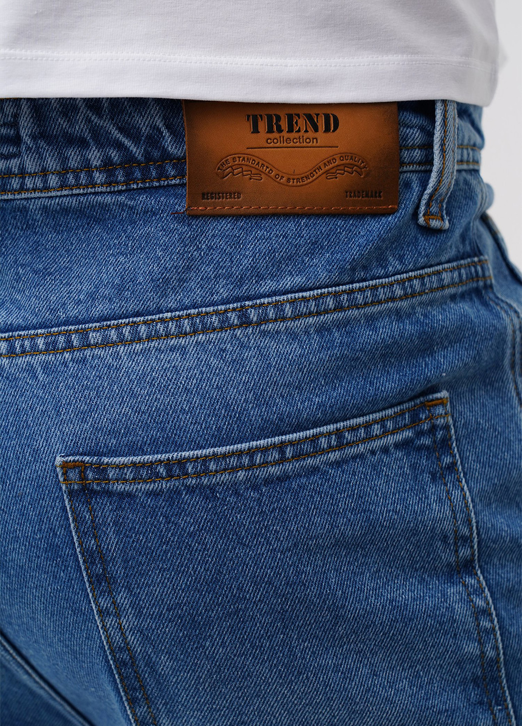 Светло-синие демисезонные баллоны джинсы Trend Collection