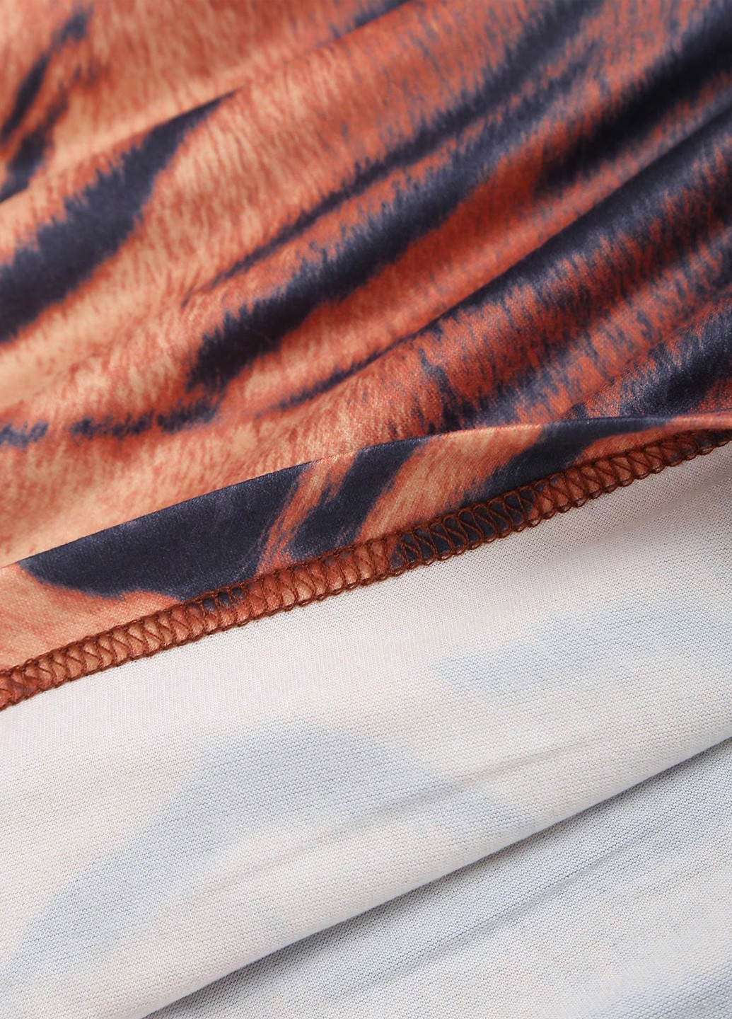 Помаранчева вечірня, коктейльна, кежуал сукня з відкритою спиною SHEIN тигровый