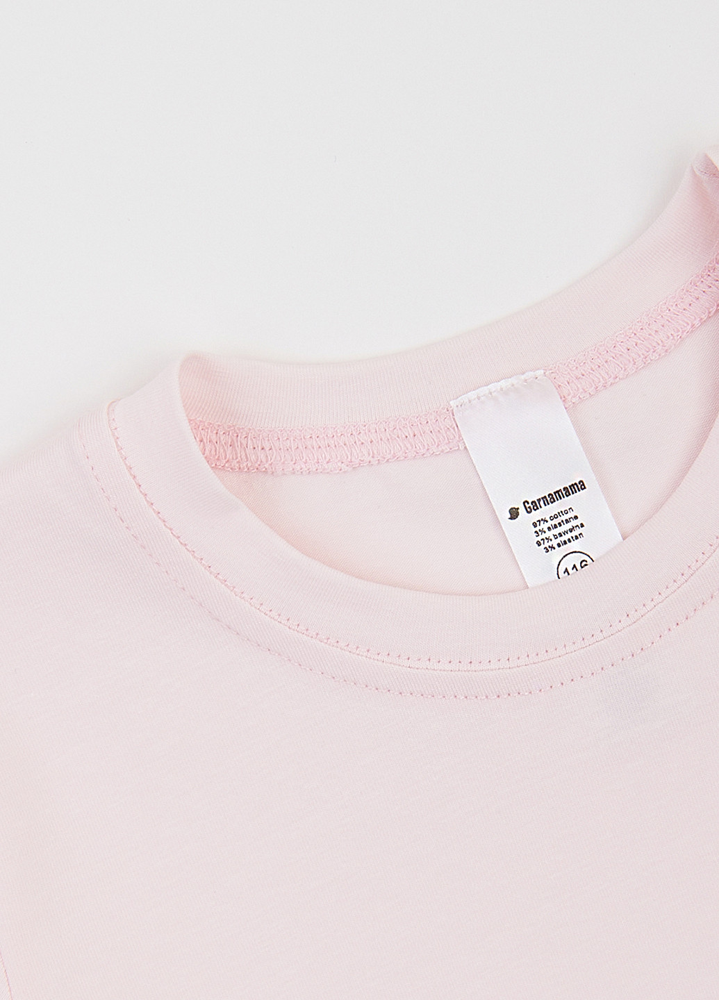 Розовая летняя футболка Garnamama