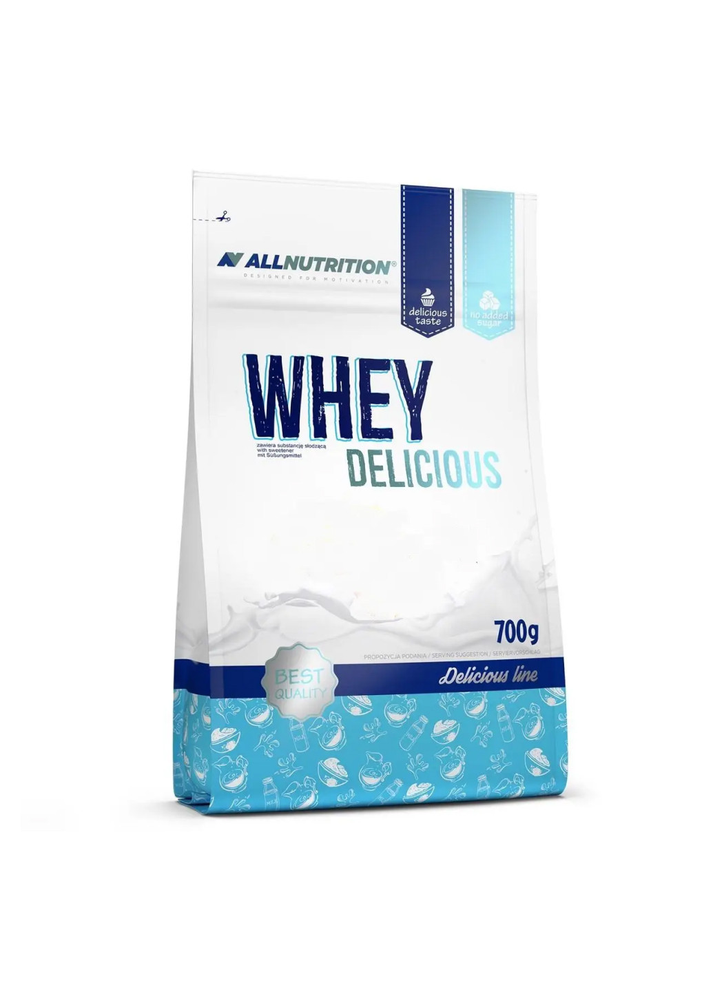 Протеин All Nutrition Whey Delicious - 700g Chokolate with Banana Allnutrition (253540430)