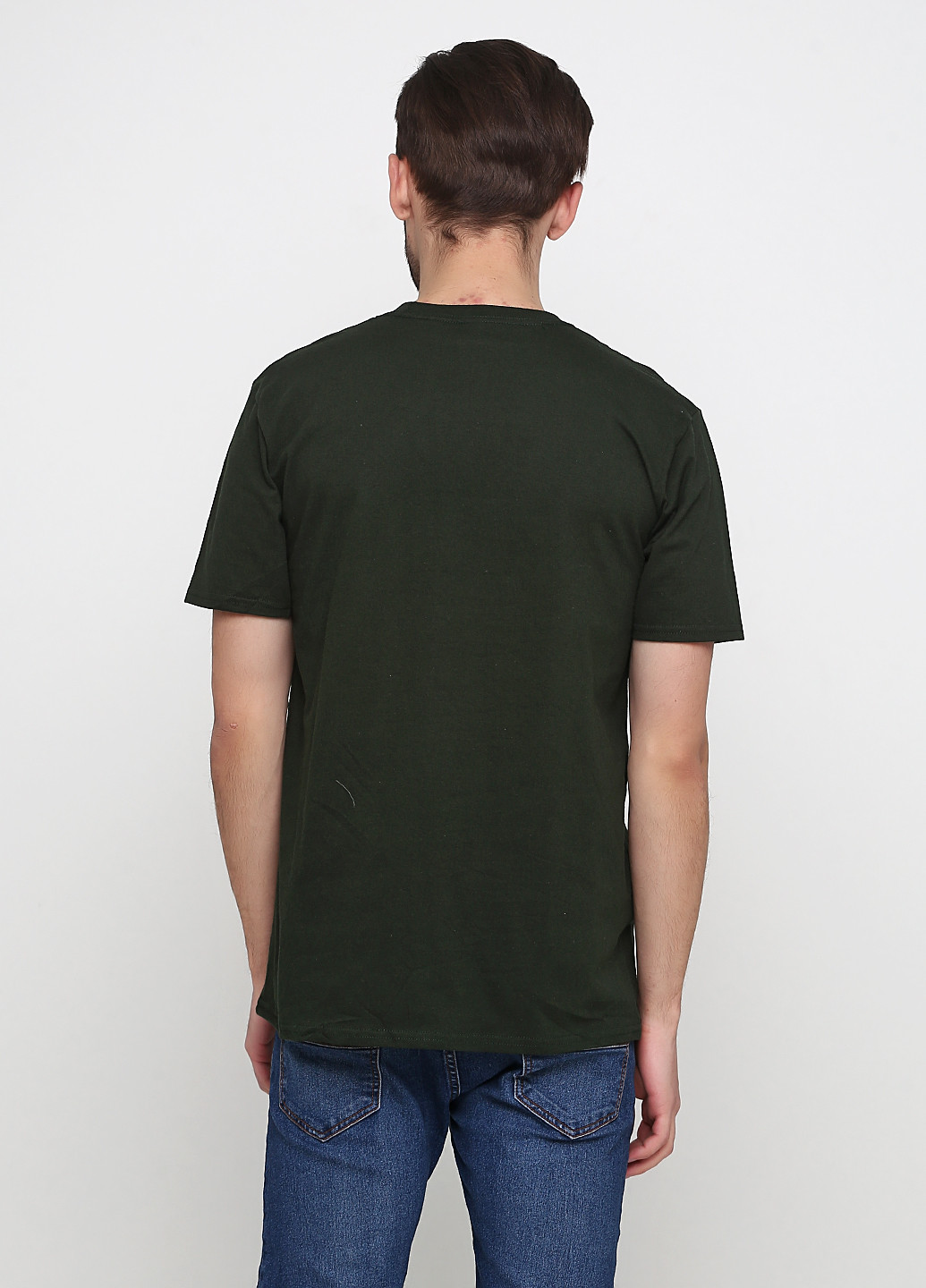 Зеленая летняя футболка Anvil