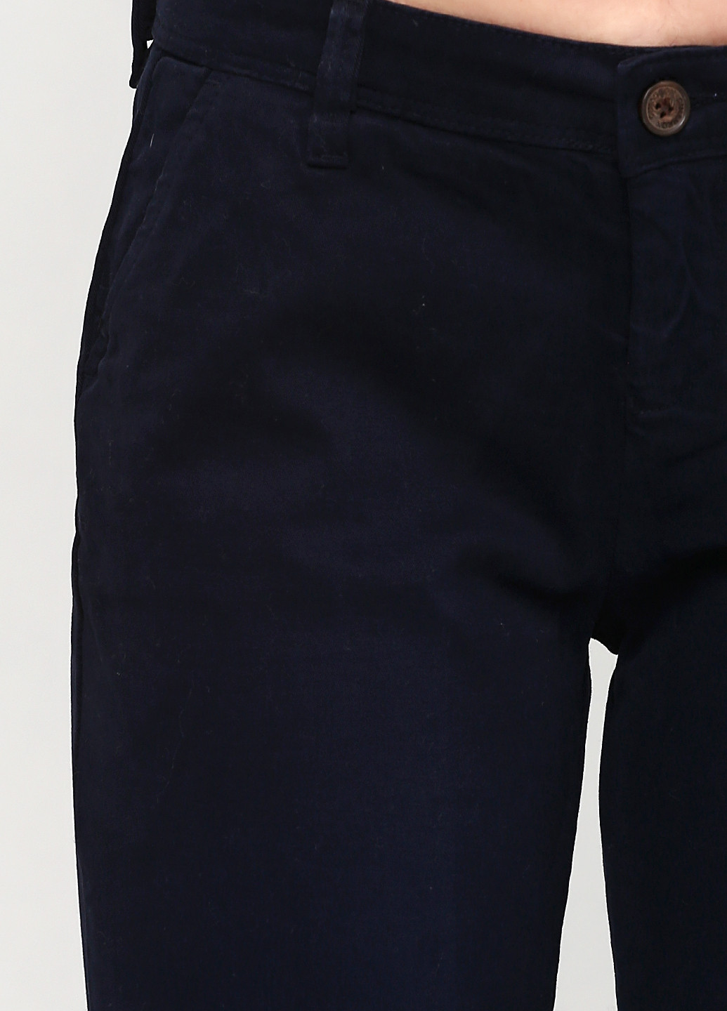 Темно-синие кэжуал демисезонные зауженные брюки Cimarron