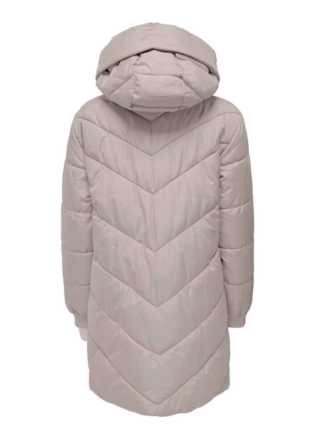 Світло-бежева демісезонна куртка куртка-пальто Only