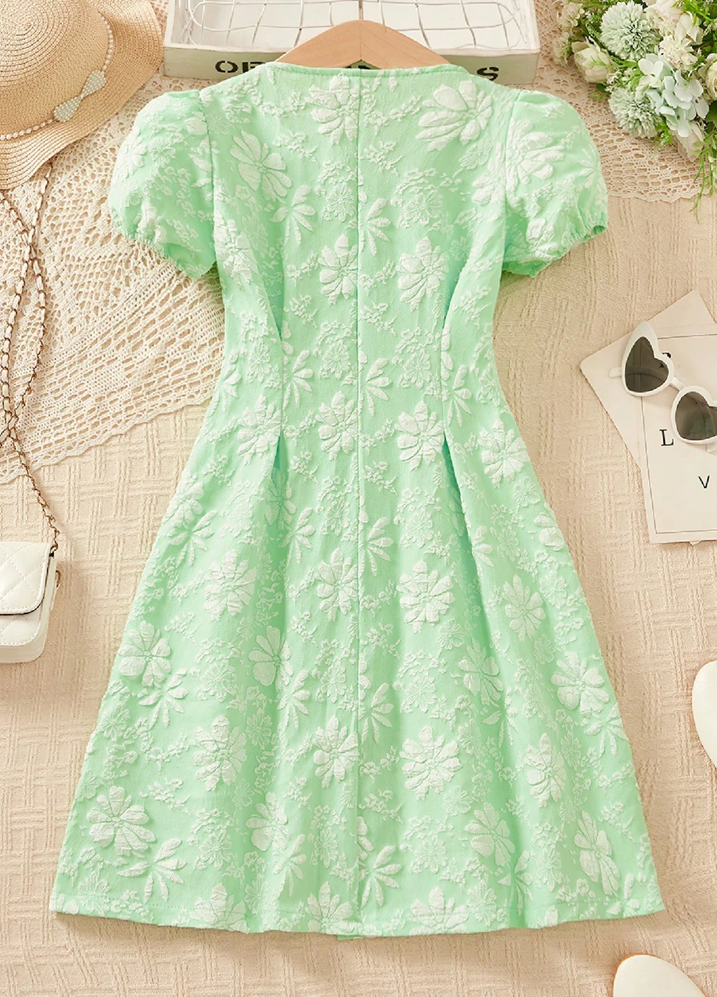Мятное платье SHEIN (325400506)