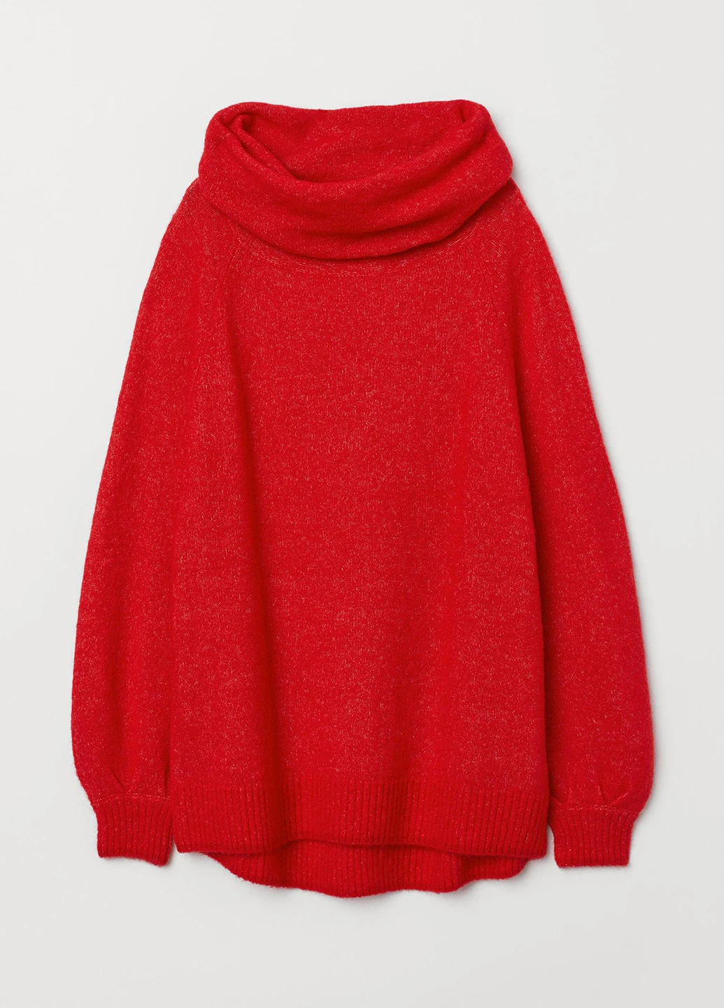 Червоний зимовий светр H&M