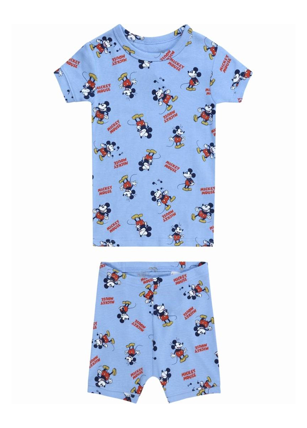 Голубая всесезон пижама (футболка, шорты) футболка + шорты Gap