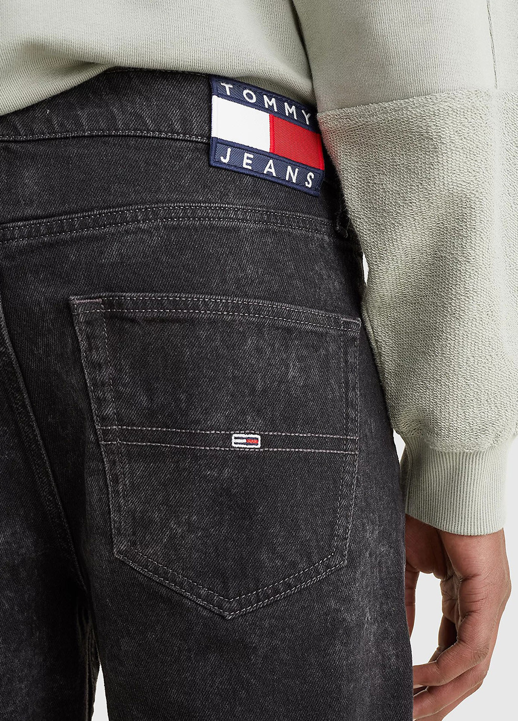 Темно-синие демисезонные прямые джинсы Tommy Jeans