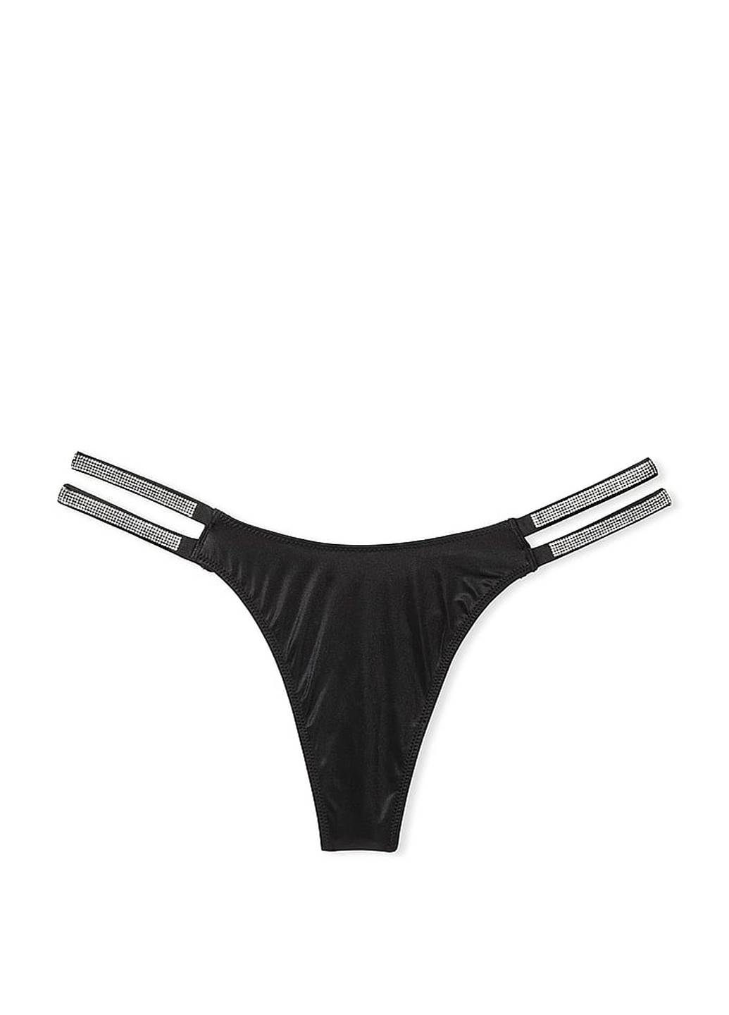 Черный демисезонный комплект пояс для чулок, трусики) Victoria's Secret