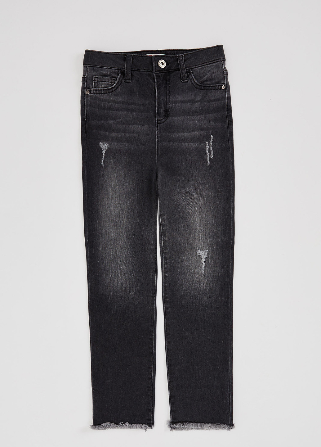 Темно-серые демисезонные прямые джинсы DeFacto