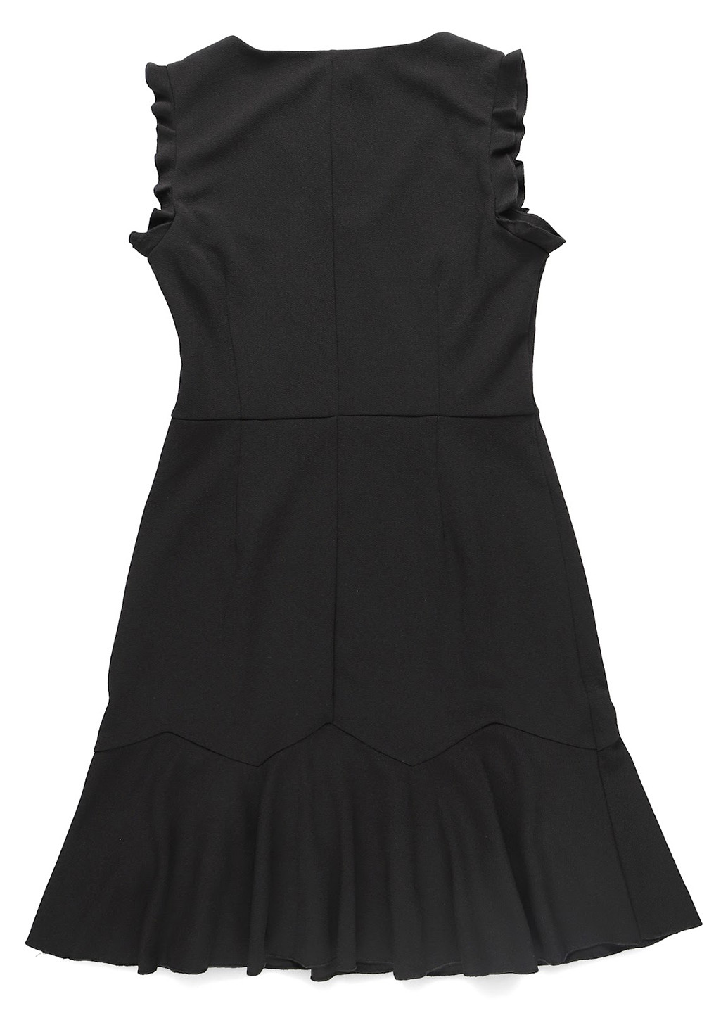 Черное кэжуал платье клеш MINT&BERRY однотонное