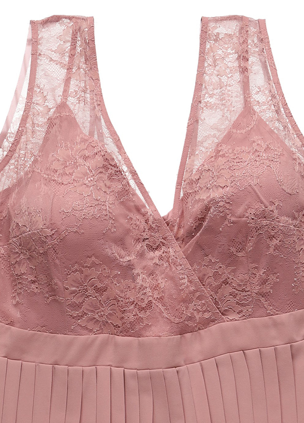 Розовое кэжуал платье плиссированное, а-силуэт Little Mistress однотонное