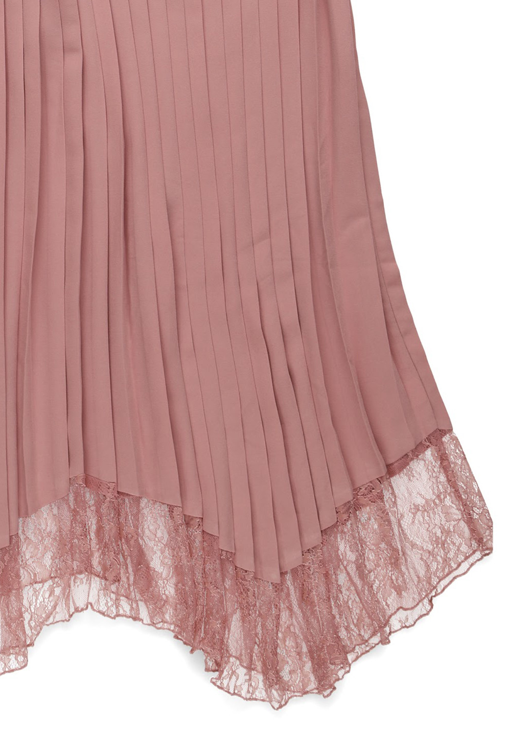 Розовое кэжуал платье плиссированное, а-силуэт Little Mistress однотонное