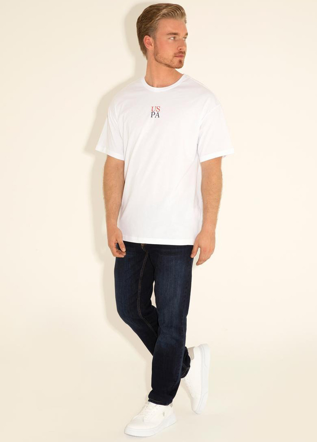 Біла футболка U.S. Polo Assn.