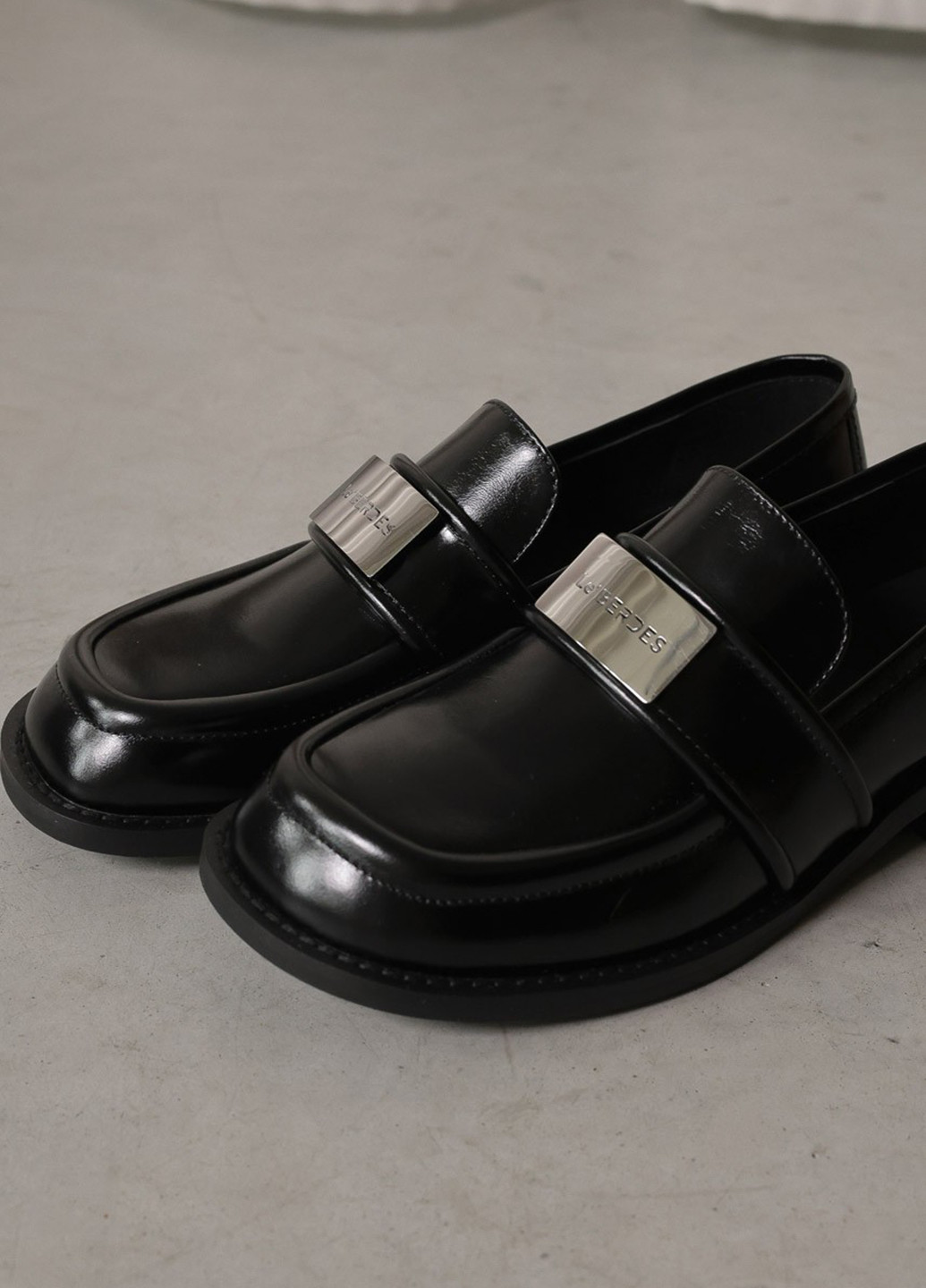 Le'BERDES Туфли лоферы черный з натуральная кожа, украина — демисезон (361019834)