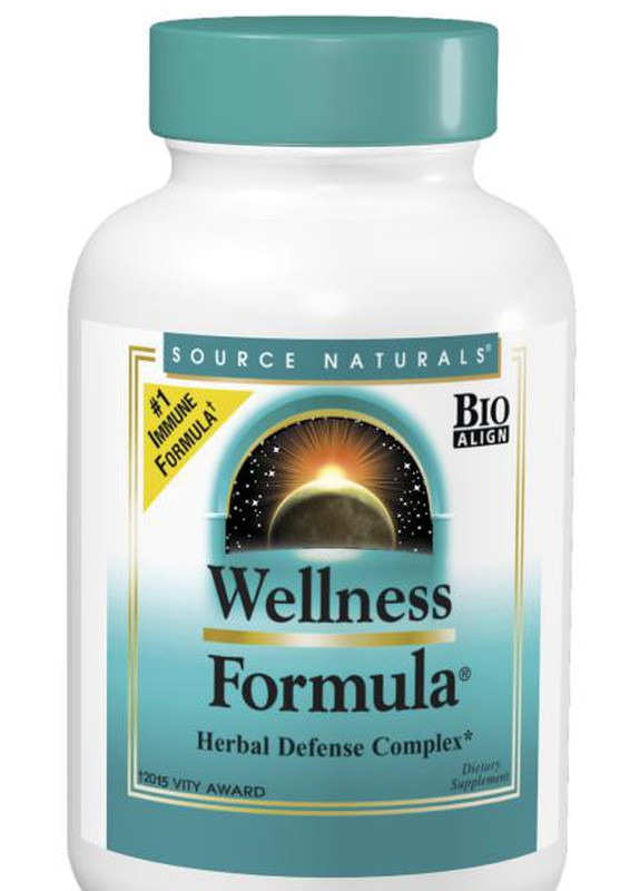 Рослинний Імунний Комплекс, Wellness Formula,, 90 таблеток Source Naturals (228292514)