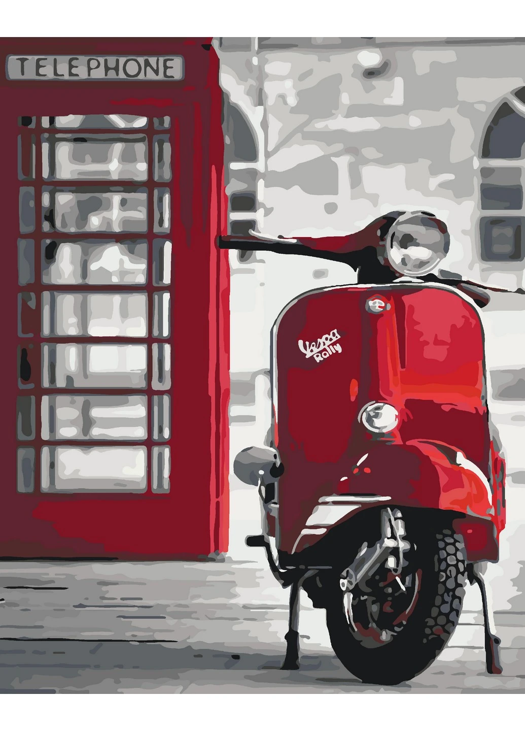 Картина за номерами Легендарна Vespa Идейка (194613670)