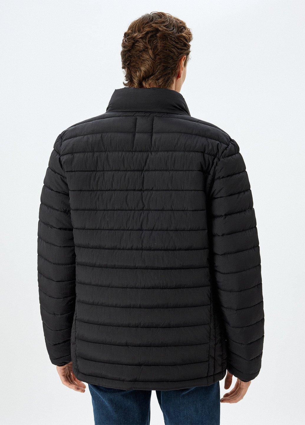 Чорна демісезонна куртка KOTON