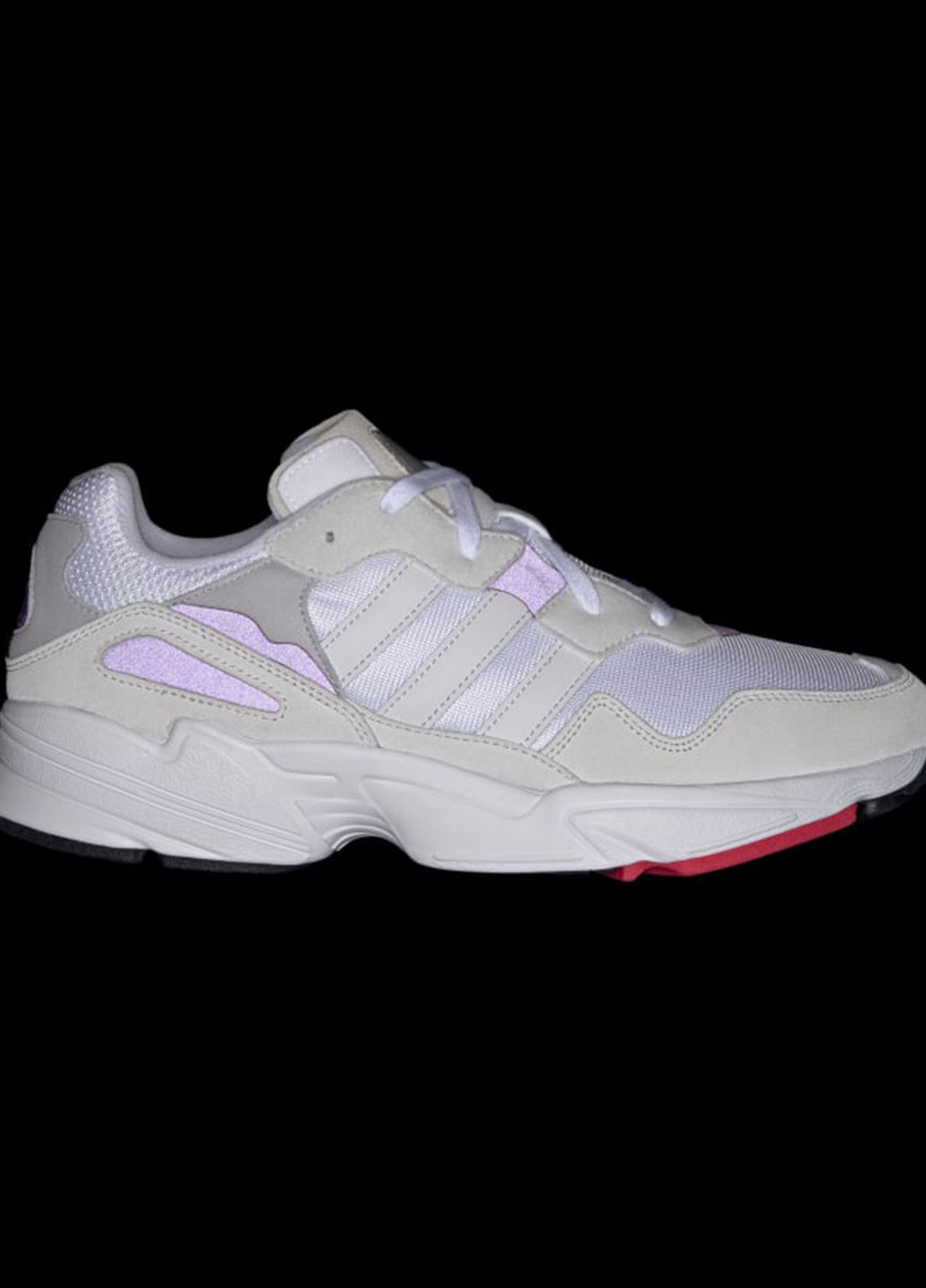 Белые демисезонные кроссовки adidas Yung-96