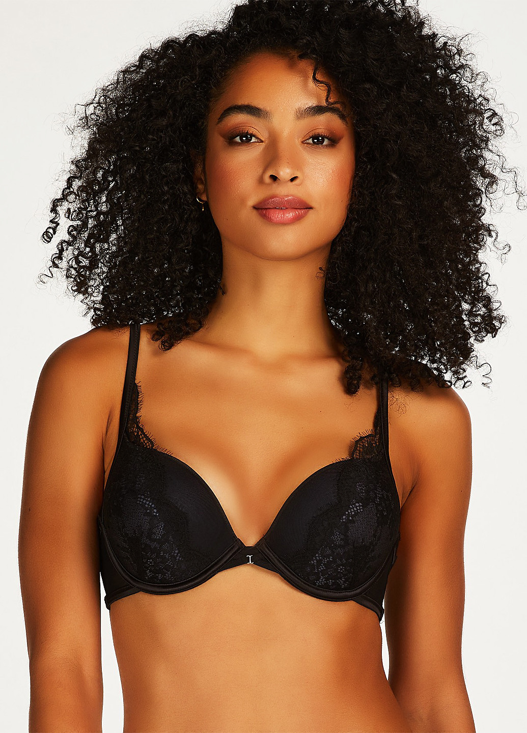 Чёрный бюстгальтер Hunkemoller с косточками полиамид