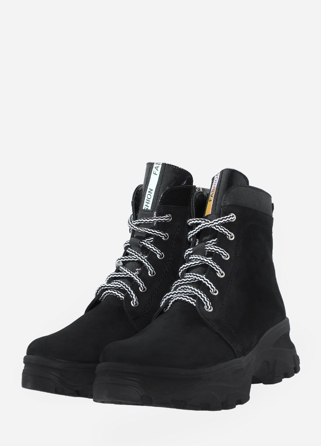 Зимние ботинки rd19 черный Digsi из натурального нубука