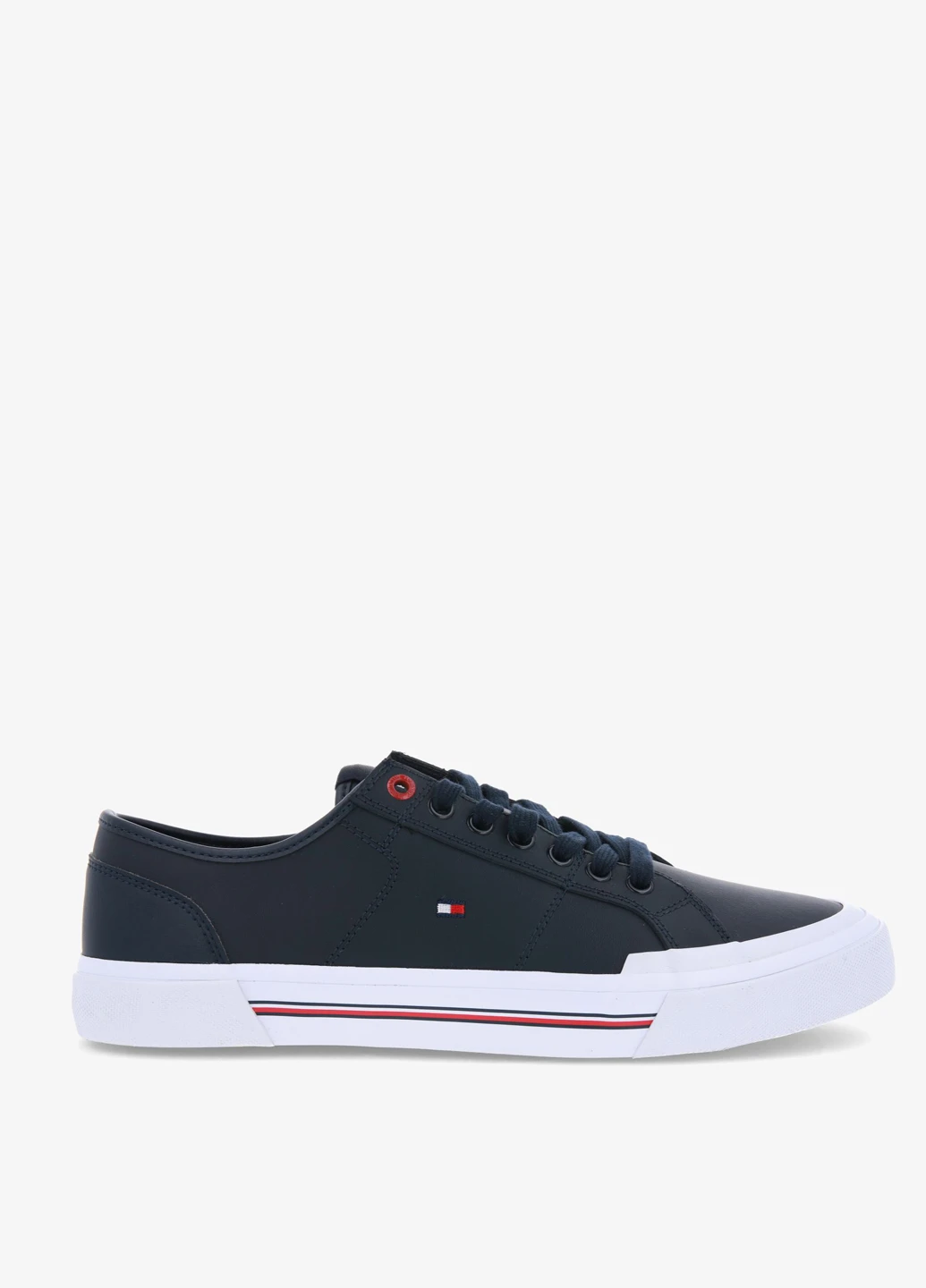 Чорні кеди Tommy Hilfiger CORE CORPORATE VULC LEATHER