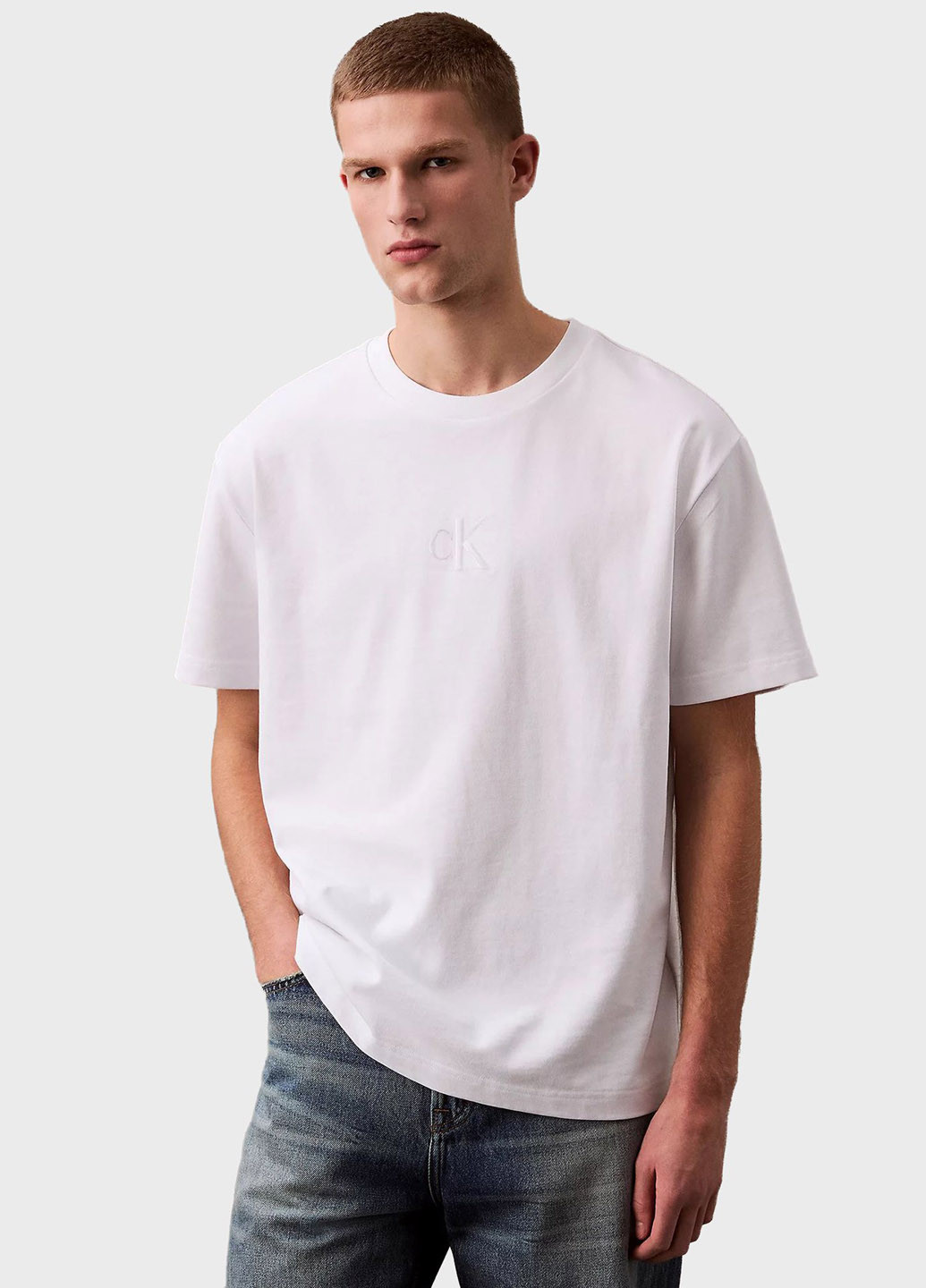 Біла футболка Calvin Klein Jeans