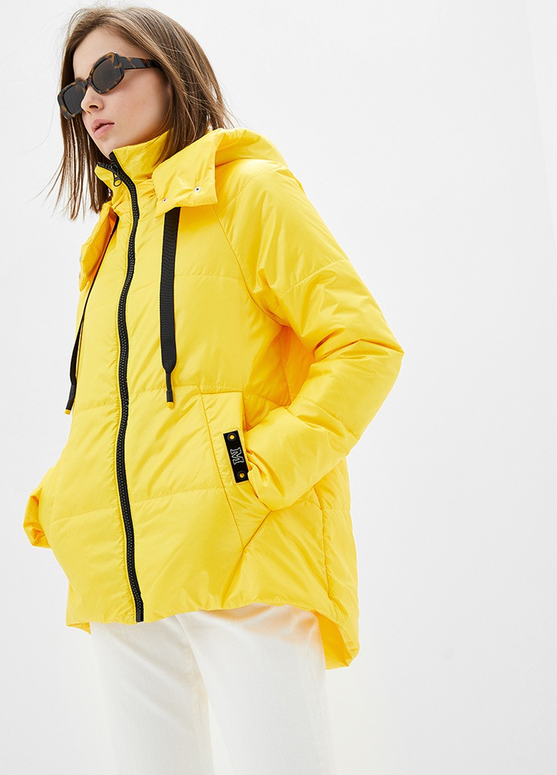 Желтая демисезонная куртка Modniy OAZIS