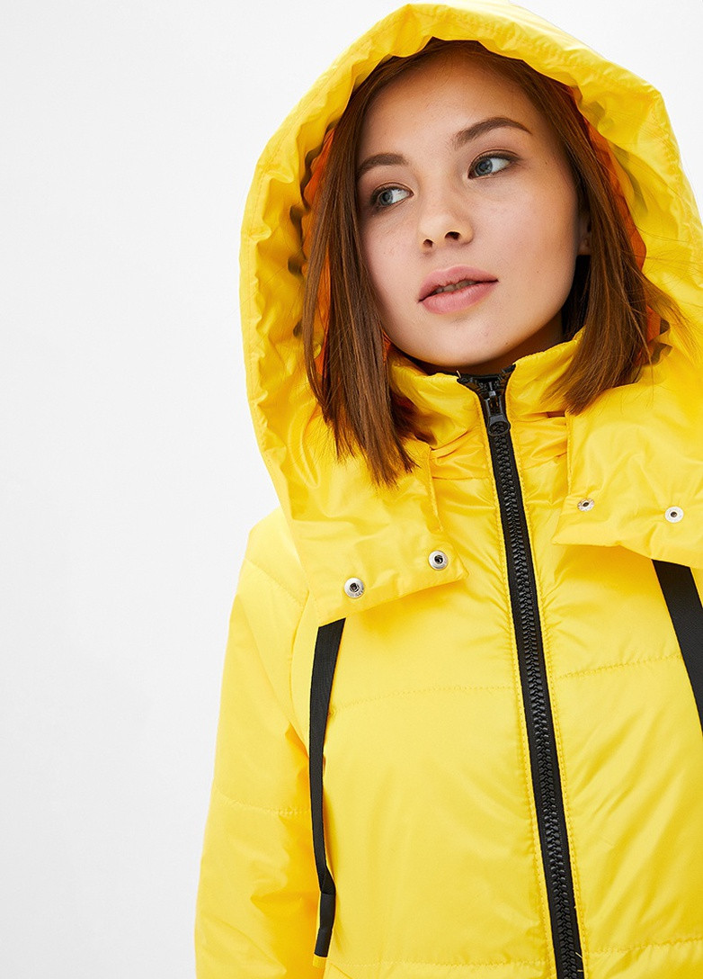 Желтая демисезонная куртка Modniy OAZIS