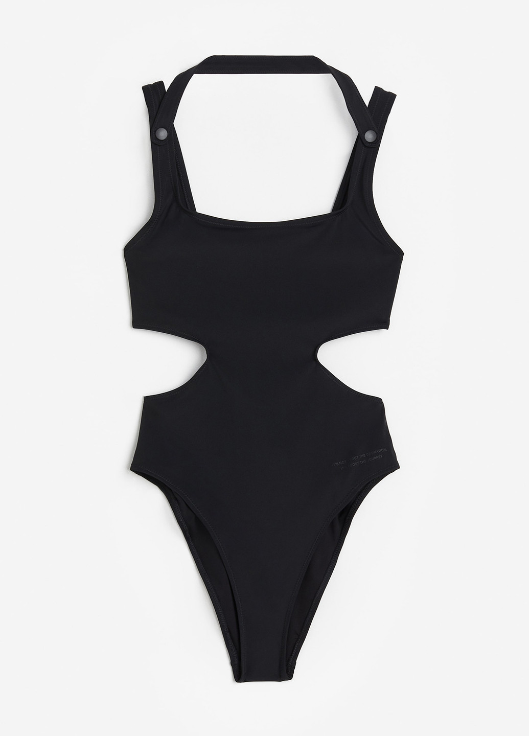 Чорний літній купальник суцільний, монокіні H&M