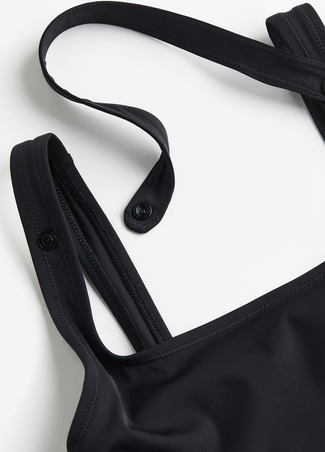 Чорний літній купальник суцільний, монокіні H&M