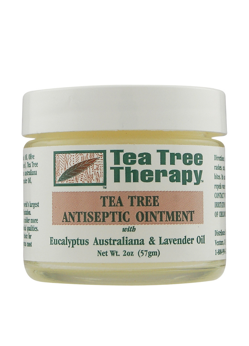 Антисептична мазь з маслами евкаліпта, лаванди і чайного дерева, 57 г Tea Tree Therapy (18684260)