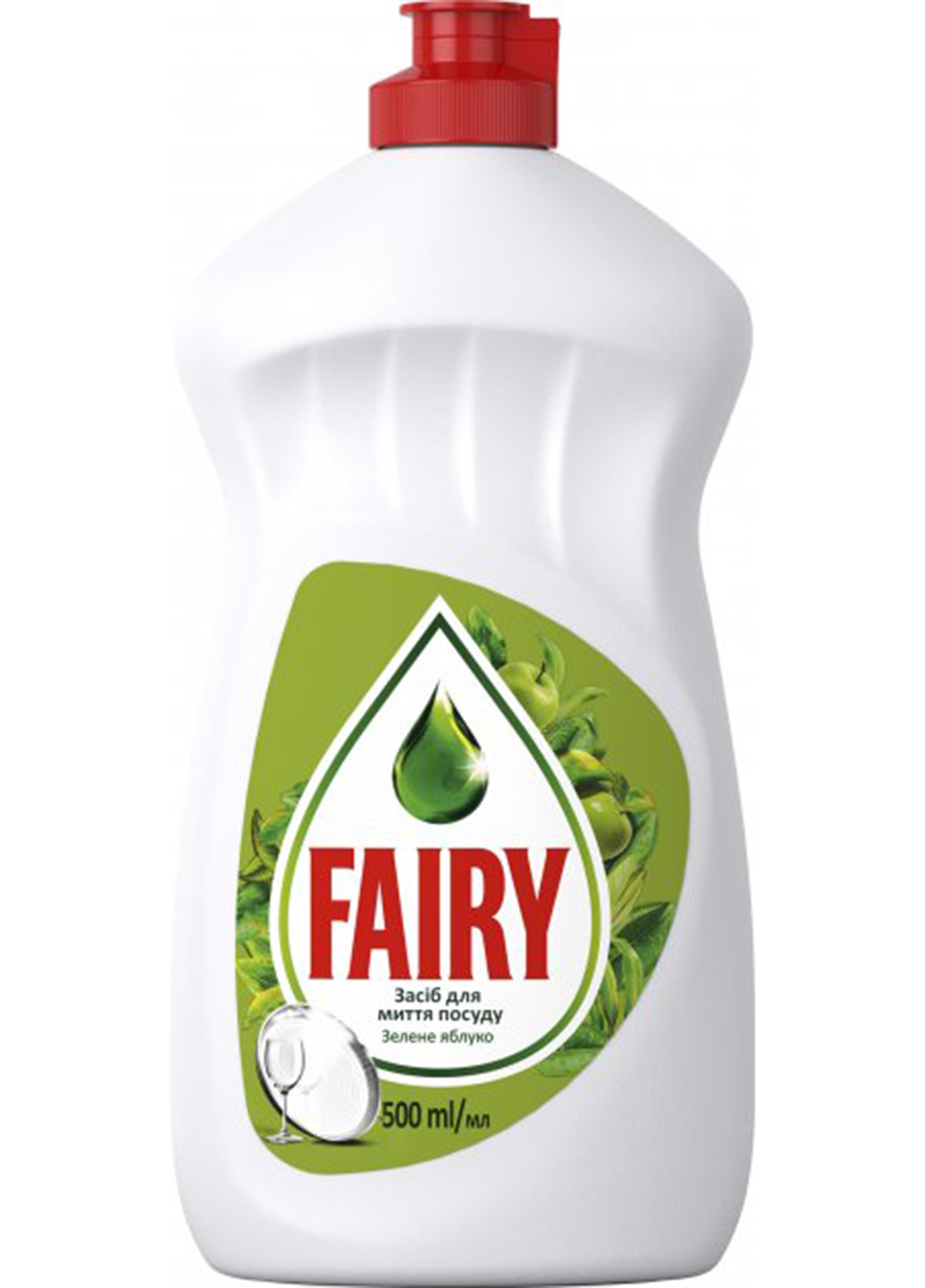 Жидкое средство для мытья посуды Зеленое Яблоко 500 мл Fairy (254868635)