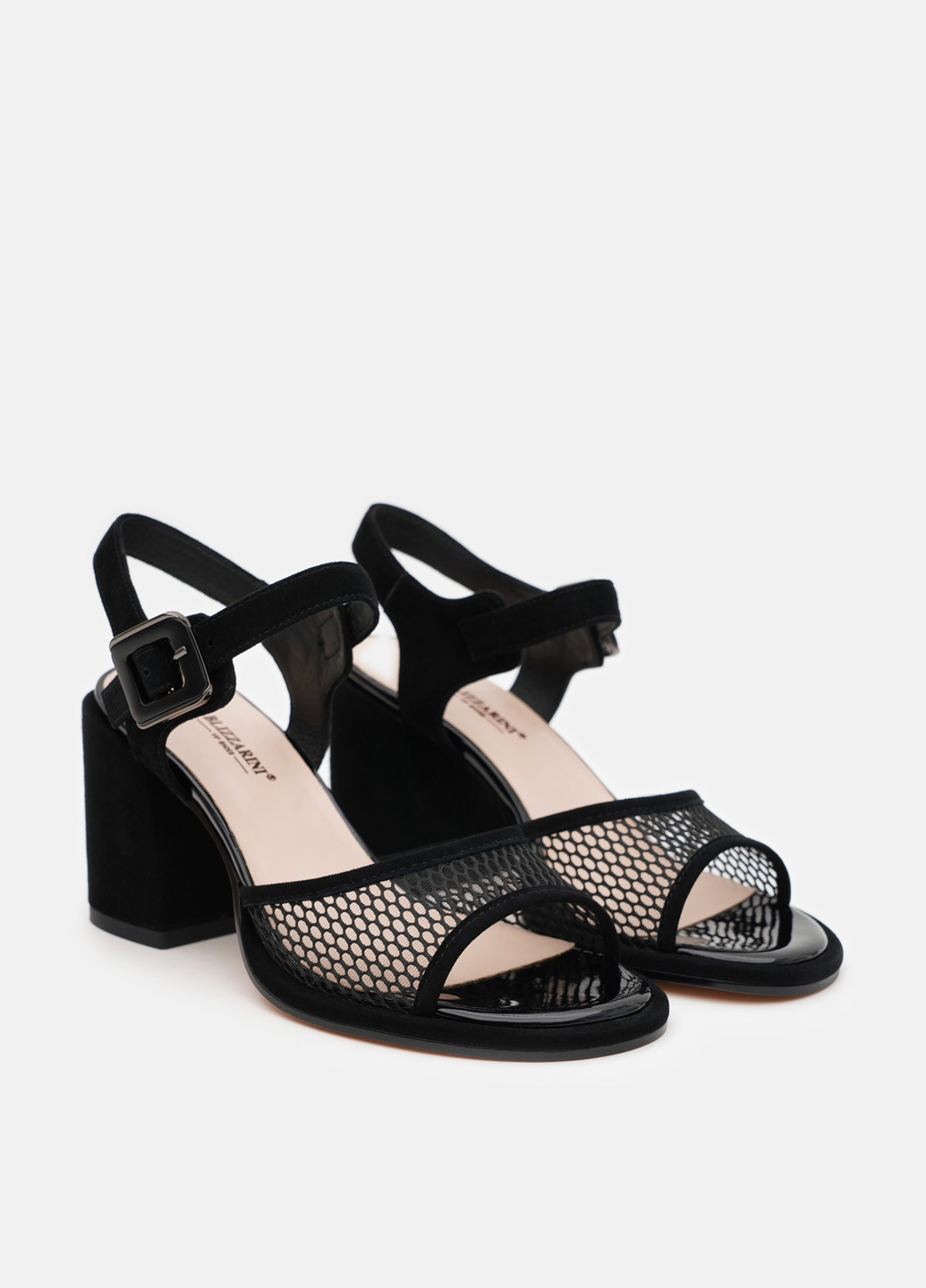 Черные босоножки Blizzarini с ремешком