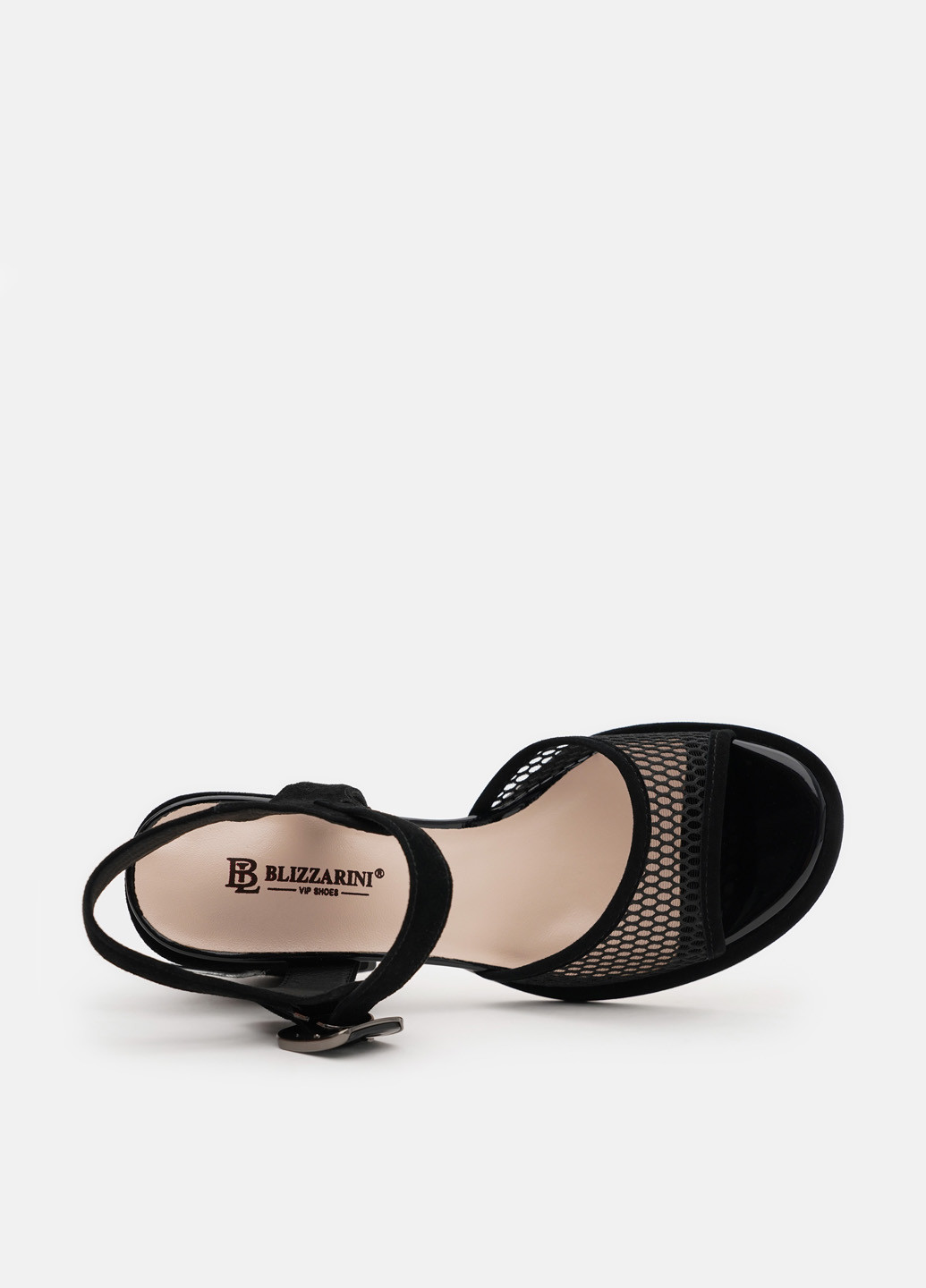 Черные босоножки Blizzarini с ремешком