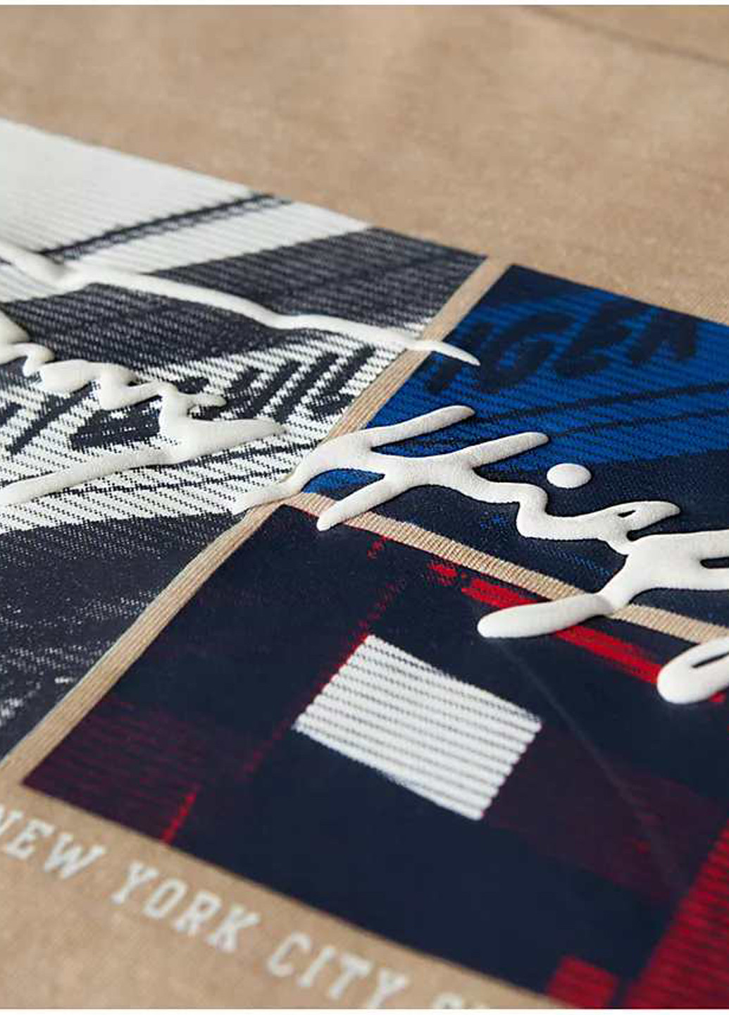 Бежева літня футболка Tommy Hilfiger