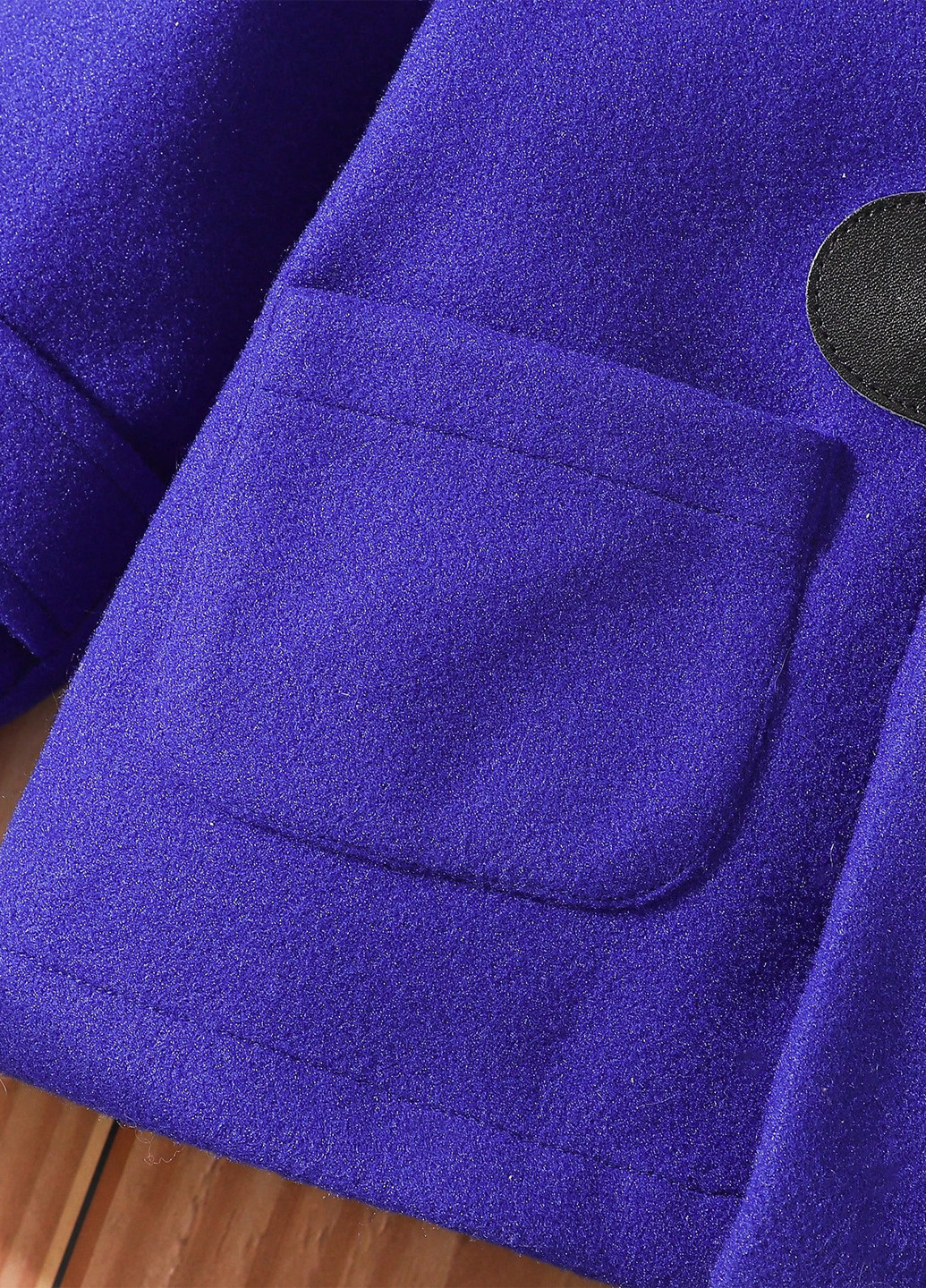 Синє демісезонне Пальто дафлкот SHEIN