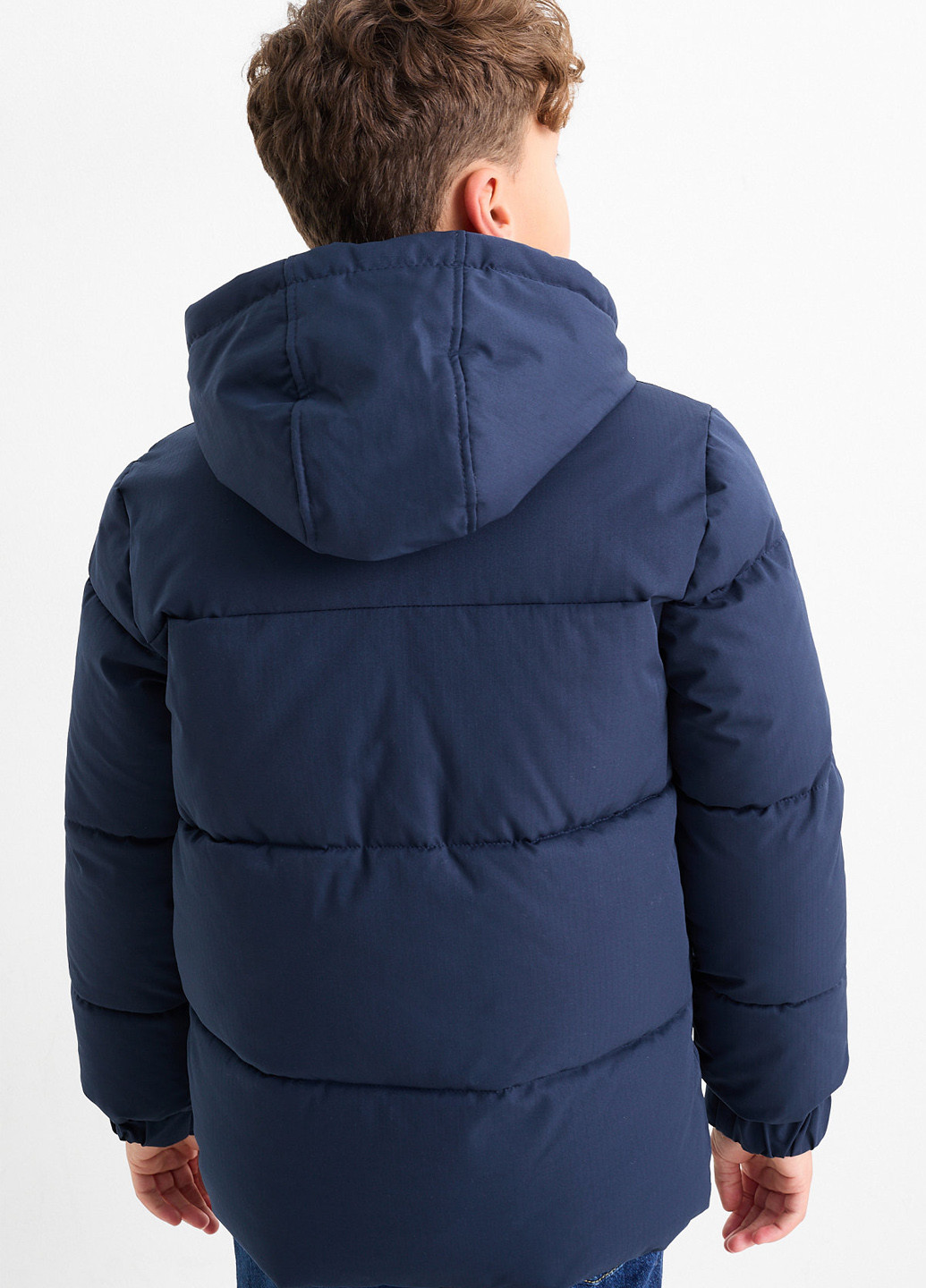 Темно-синя демісезонна куртка C&A