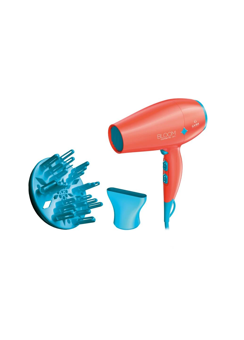 Фен для волосся DIAMOND BLOOM CERAMIC ION ORANGE GA.MA (304651664)