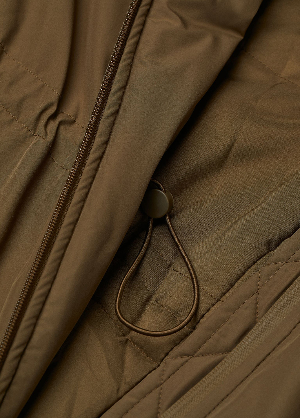 Оливковий (хакі) демісезонний комплект (куртка, жилет) H&M