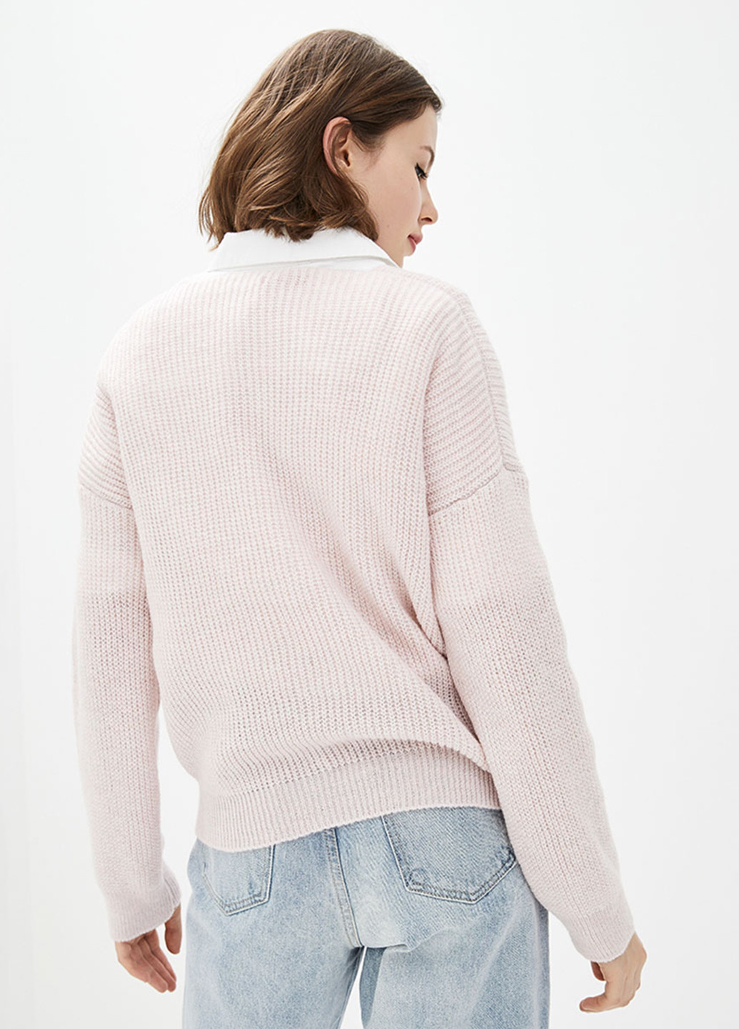 Светло-розовый демисезонный пуловер пуловер Sewel