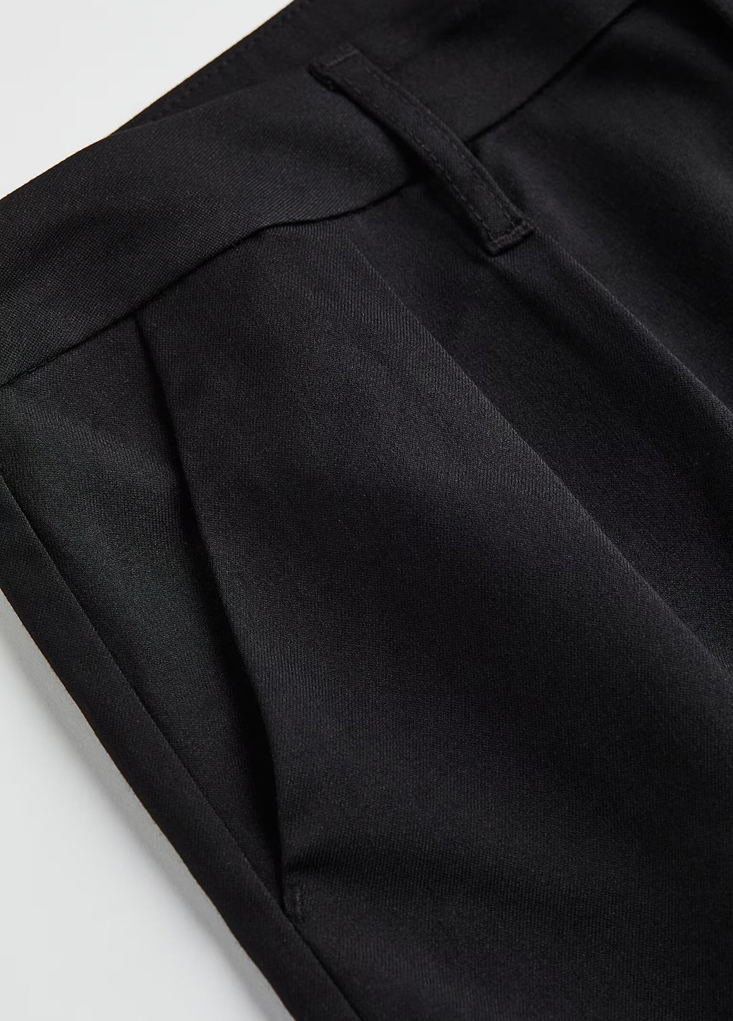 Черная кэжуал однотонная юбка H&M