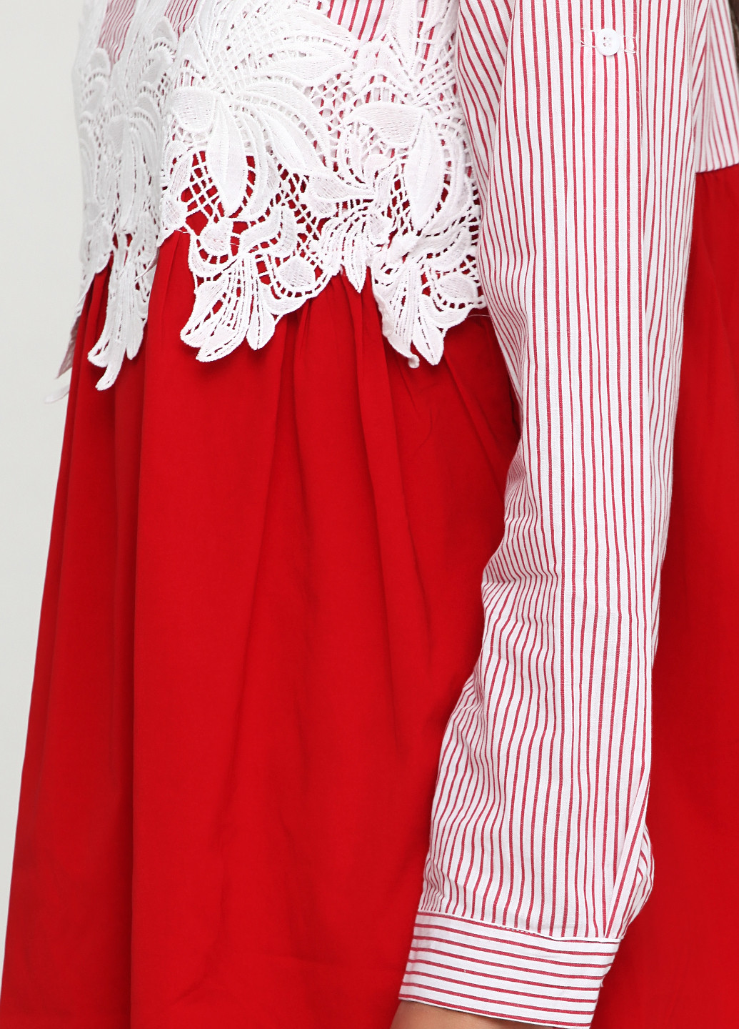 Червона кежуал сукня Unigirl в смужку