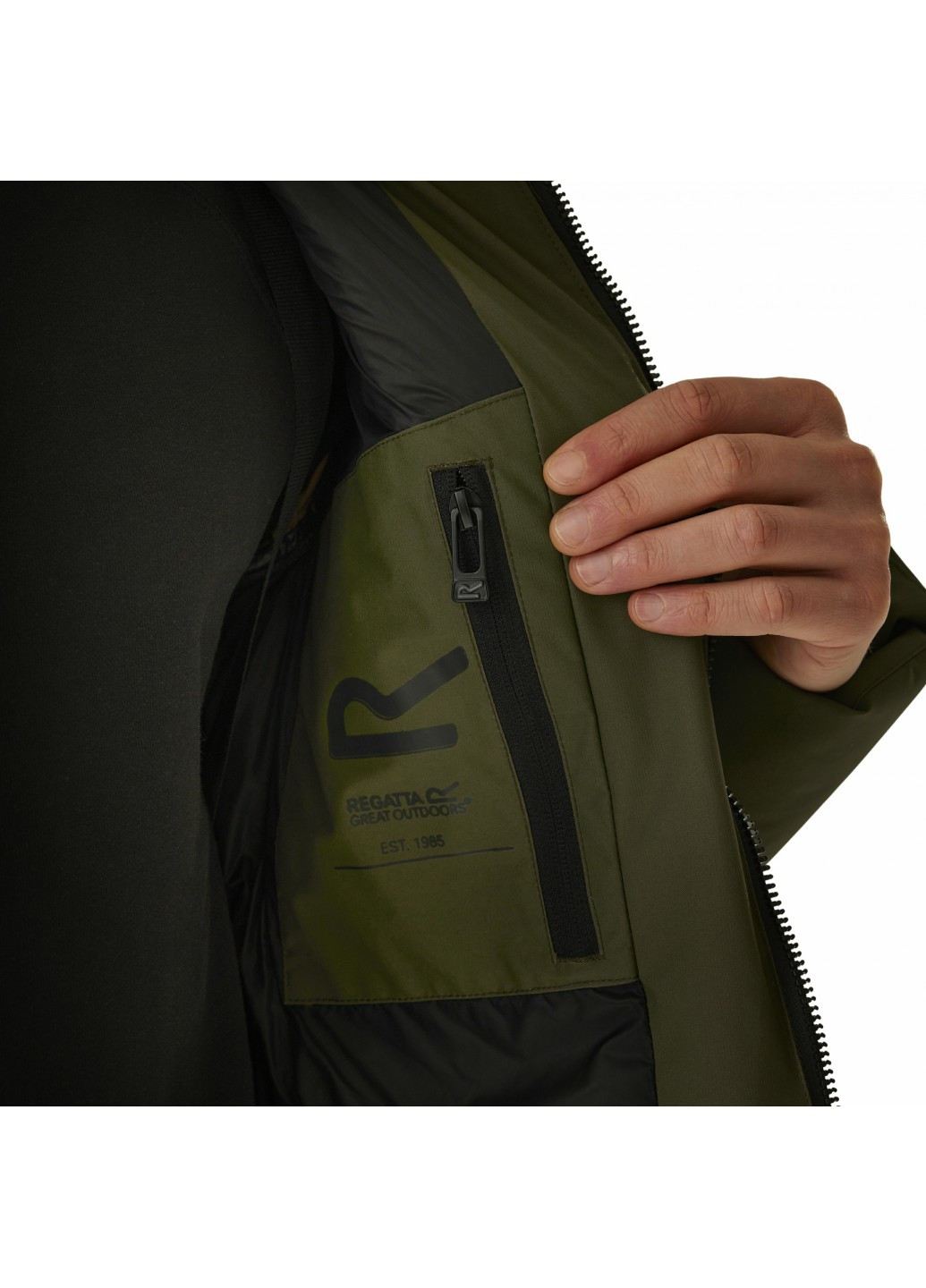 Оливкова (хакі) зимня куртка Regatta
