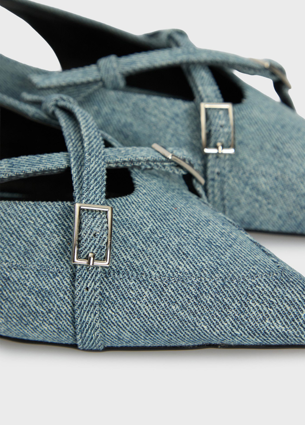 PRPY Туфли слингбеки темно-голубой з текстиль, китай — лето (334684240)