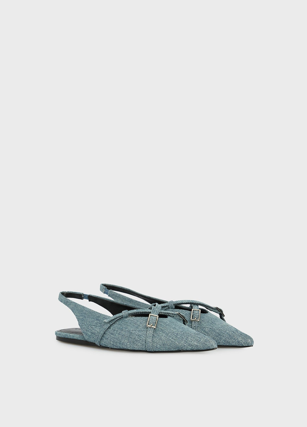 PRPY Туфли слингбеки темно-голубой з текстиль, китай — лето (334684240)